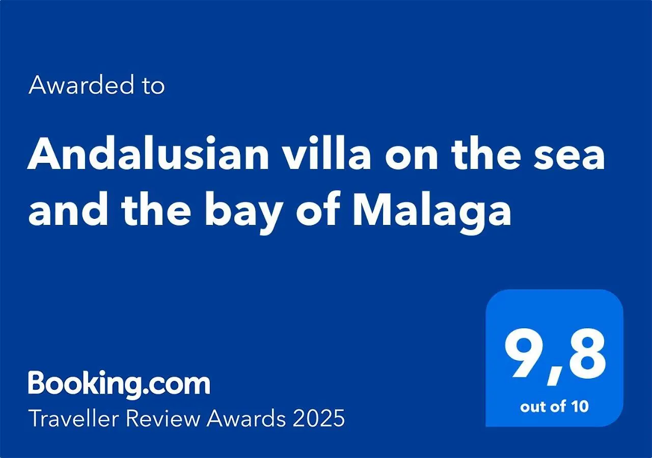 Andalusian Villa On The Sea And The Bay Of Málaga