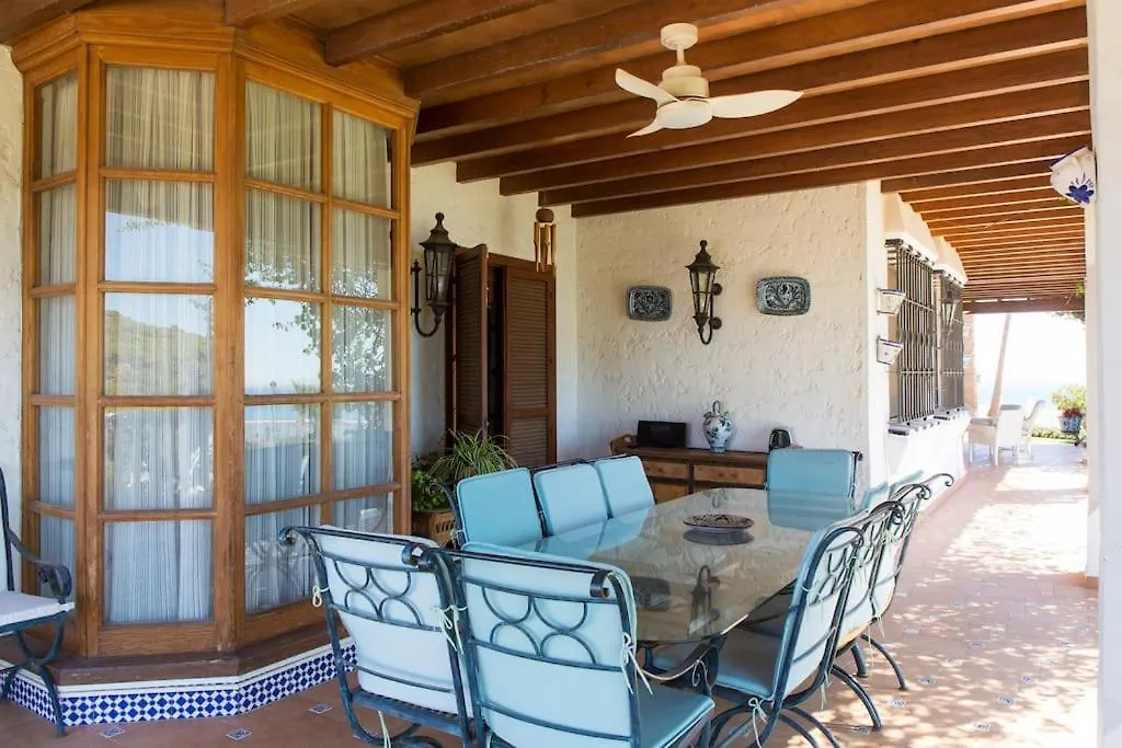 Andalusian Villa On The Sea And The Bay Of Malaga Spain
